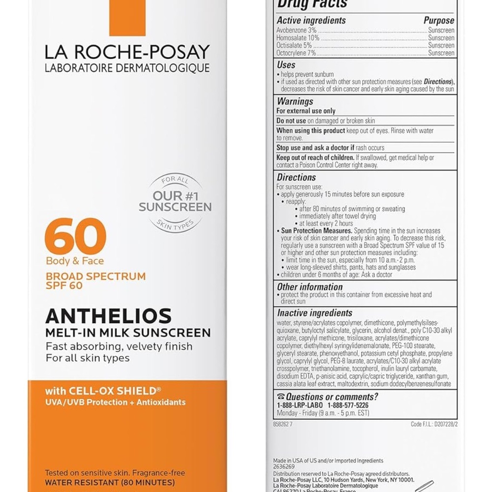 La Roche-Posay Anthelios Melt-In Milk Sunscreen SPF 60